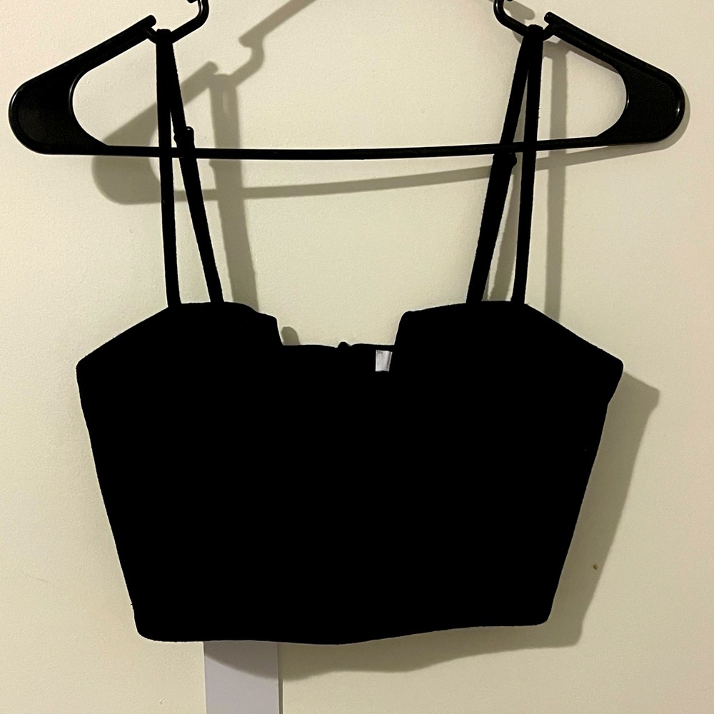 Black Crop Top